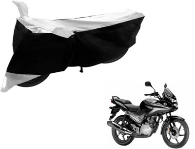 Flipkart SmartBuy Two Wheeler Cover for Honda(CBF, Black, Silver)