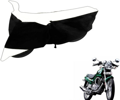 Flipkart SmartBuy Two Wheeler Cover for TVS(Fiero F2, Black, White)