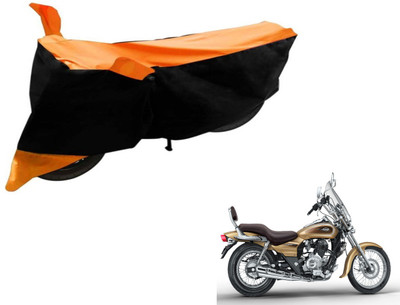 Flipkart SmartBuy Two Wheeler Cover for Bajaj(Avenger, Black, Orange)