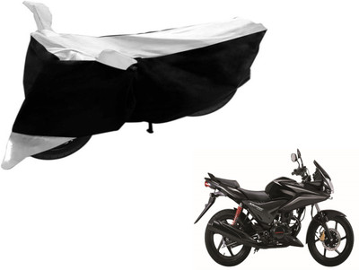 Flipkart SmartBuy Two Wheeler Cover for Honda(CBF Stunner, Black, Silver)