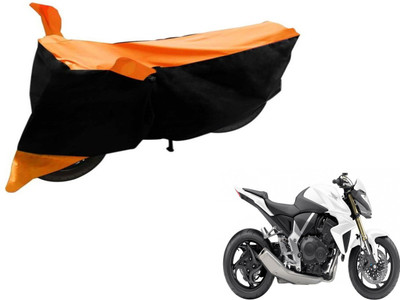 Flipkart SmartBuy Two Wheeler Cover for Honda(CB 1000R, Black, Orange)