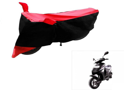 Flipkart SmartBuy Two Wheeler Cover for Mahindra(Kine, Black, Red)
