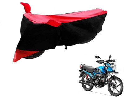 Flipkart SmartBuy Two Wheeler Cover for Hero(Passion Pro, Black, Red)