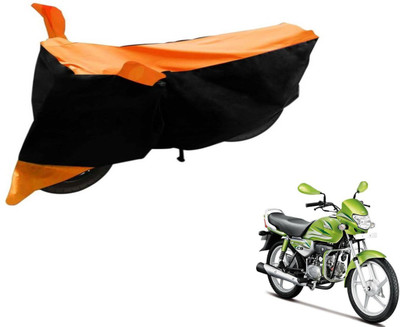 Flipkart SmartBuy Two Wheeler Cover for Hero(HF Deluxe, Black, Orange)