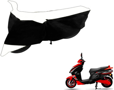 Flipkart SmartBuy Two Wheeler Cover for Kinetic(Nova, Black, White)