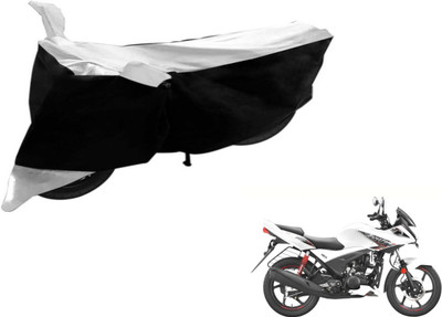 Flipkart SmartBuy Two Wheeler Cover for Hero(Ignitor, Black, Silver)