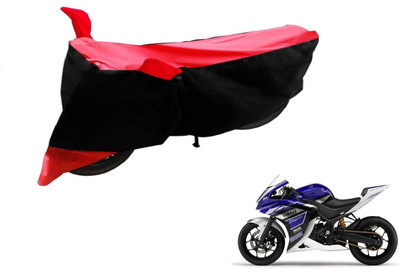 Flipkart SmartBuy Two Wheeler Cover for Yamaha(YZF R25, Black, Red)