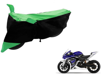 Flipkart SmartBuy Two Wheeler Cover for Yamaha(YZF R25, Black, Green)