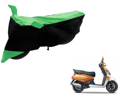 Flipkart SmartBuy Two Wheeler Cover for Mahindra(Gusto, Black, Green)