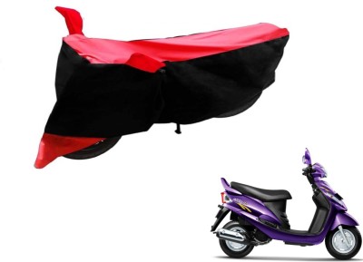 Flipkart SmartBuy Two Wheeler Cover for Mahindra(Rodeo RZ, Black, Red)