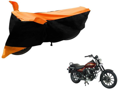 Flipkart SmartBuy Two Wheeler Cover for Bajaj(Avenger 150 Street, Black, Orange)