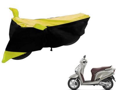 Flipkart SmartBuy Two Wheeler Cover for Honda(Aviator, Black, Yellow)