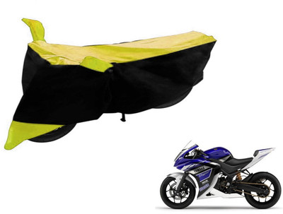 Flipkart SmartBuy Two Wheeler Cover for Yamaha(YZF R25, Black, Yellow)