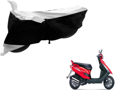 Flipkart SmartBuy Two Wheeler Cover for Bajaj(Black, White)