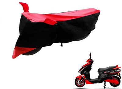 Flipkart SmartBuy Two Wheeler Cover for Kinetic(Nova, Black, Red)
