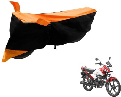 Flipkart SmartBuy Two Wheeler Cover for Hero(Splendor I Smart, Black, Orange)