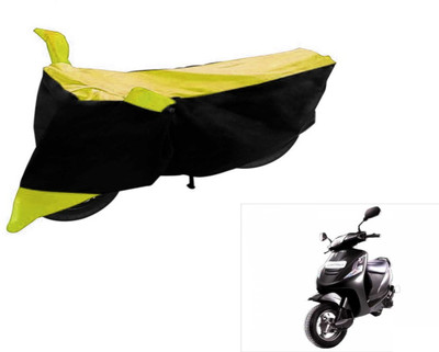 Flipkart SmartBuy Two Wheeler Cover for Mahindra(Kine, Black, Yellow)