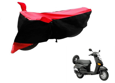 Flipkart SmartBuy Two Wheeler Cover for Honda(Black, Red)