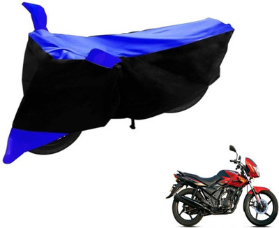 Flipkart SmartBuy Two Wheeler Cover for TVS(Flame DS 125, Black, Blue)
