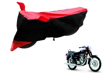 Flipkart SmartBuy Two Wheeler Cover for Royal Enfield(Black, Red)