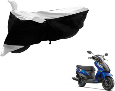 Flipkart SmartBuy Two Wheeler Cover for Suzuki(Let's, Black, White)