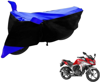 Flipkart SmartBuy Two Wheeler Cover for Yamaha(Fazer, Black, Blue)