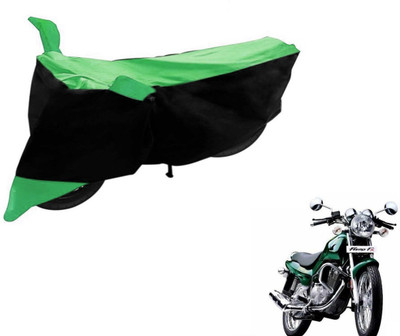 Flipkart SmartBuy Two Wheeler Cover for TVS(Fiero F2, Black, Green)