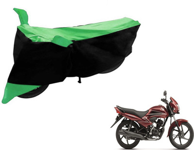 Flipkart SmartBuy Two Wheeler Cover for Honda(Dream Yuga, Black, Green)