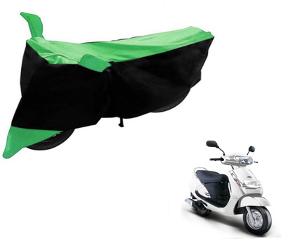 Flipkart SmartBuy Two Wheeler Cover for Mahindra(Duro DZ, Black, Green)