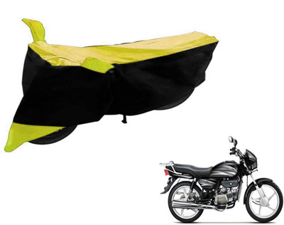 Flipkart SmartBuy Two Wheeler Cover for Hero(Splendor Plus, Black, Yellow)