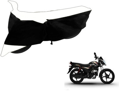 Flipkart SmartBuy Two Wheeler Cover for Mahindra(Pantero, Black, White)