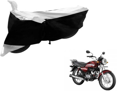 Flipkart SmartBuy Two Wheeler Cover for Hero(HF Dawn, Black, White)