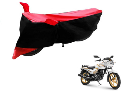 Flipkart SmartBuy Two Wheeler Cover for TVS(Star City, Black, Red)