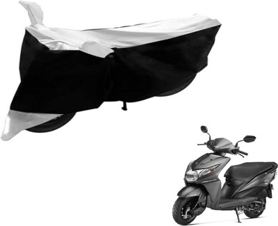 Flipkart SmartBuy Two Wheeler Cover for Honda(Dio, Black, White)