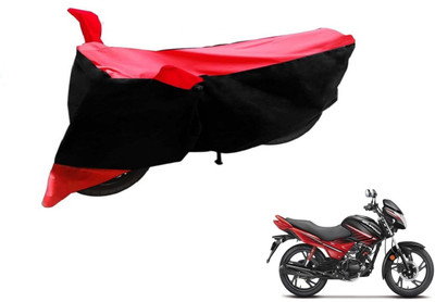 Flipkart SmartBuy Two Wheeler Cover for Hero(Glamour, Black, Red)