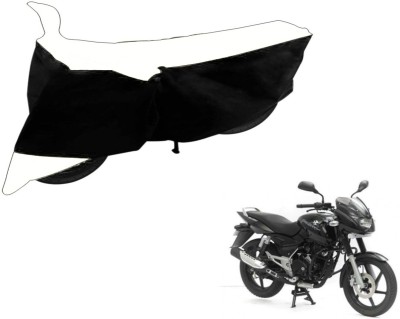 Flipkart SmartBuy Two Wheeler Cover for Bajaj(Pulsar, Black, White)