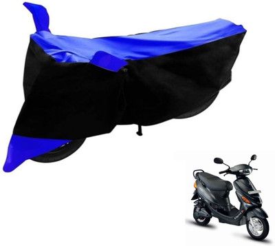Flipkart SmartBuy Two Wheeler Cover for Hero(E Sprint, Black, Blue)