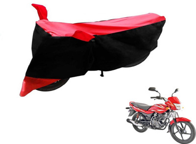 Flipkart SmartBuy Two Wheeler Cover for Bajaj(Platina 100 DTS-i, Black, Red)