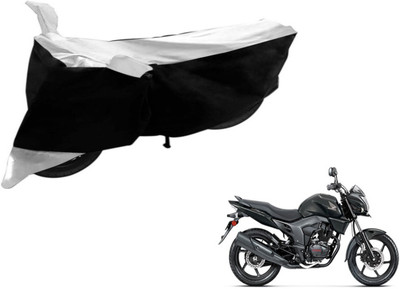 Flipkart SmartBuy Two Wheeler Cover for Honda(CB Trigger, Black, Silver)