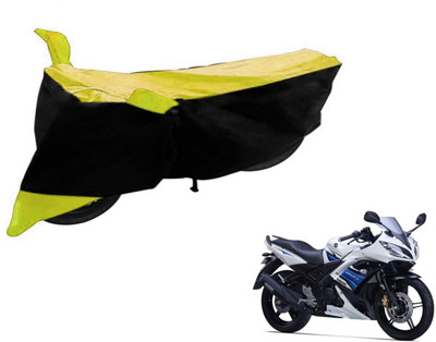 Flipkart SmartBuy Two Wheeler Cover for Yamaha(YZF R15 S, Black, Yellow)