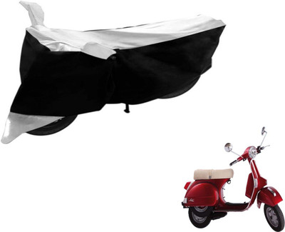 Flipkart SmartBuy Two Wheeler Cover for LML(Star Euro, Black, Silver)