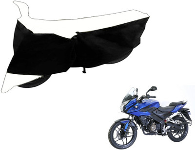 Flipkart SmartBuy Two Wheeler Cover for Bajaj(Pulsar AS 150, Black, White)