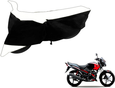 Flipkart SmartBuy Two Wheeler Cover for Yamaha(Gladiator, Black, White)