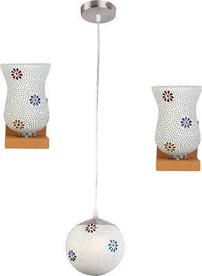 Somil Pendant Wall Lamp Without Bulb(Pack of 3)