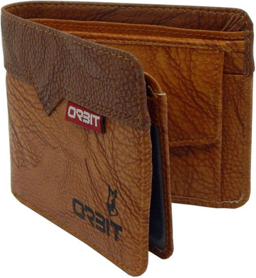 Orbit Men Multicolor Genuine Leather, Fabric Wallet(5 Card Slots)