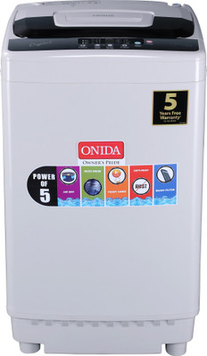 Onida Crystal 6.5 kg Fully Automatic Top Load Washing Machine (GREY)