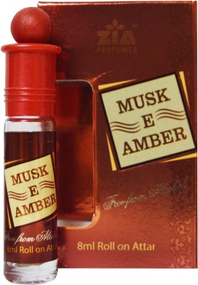 ZIA Musk E Amber 8ml Roll-On Herbal Attar(Musk)