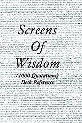 Screens of Wisdom(English, Paperback, Porter Steve K.)