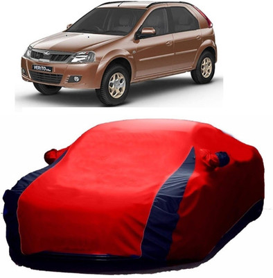 MoTRoX Car Cover For Mahindra Verito Vibe (With Mirror Pockets)(Blue, Red)