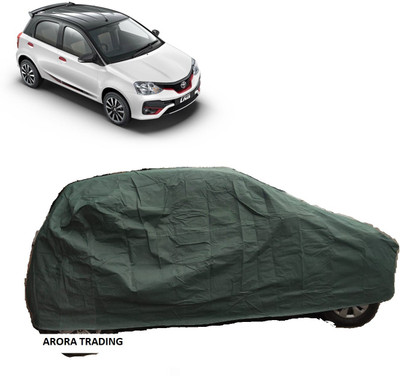 ANLOPE Car Cover For Toyota Etios Liva (Without Mirror Pockets)(Green)